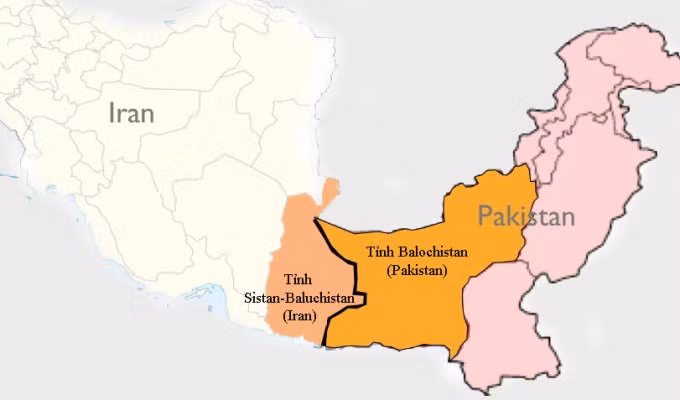 Vị trí tỉnh Balochistan. Đồ họa: Geocurrent