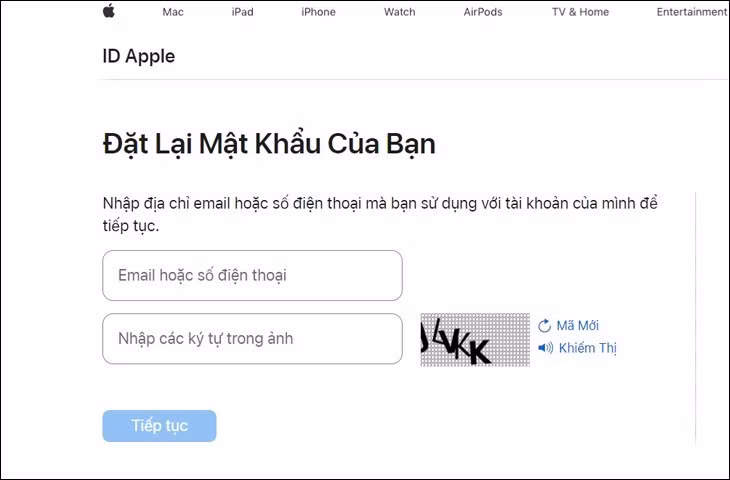 Bạn nhập thông tin vào ô trống như hướng dẫn