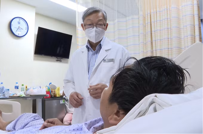 Một bệnh nhân trẻ tuổi đột quỵ xuất huyết não được cấp cứu tại Bệnh viện Đa khoa Tâm Anh. Ảnh: Bệnh viện cung cấp