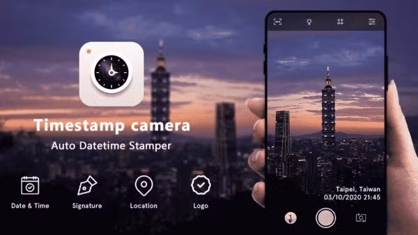 Ứng dụng Timestamp Camera