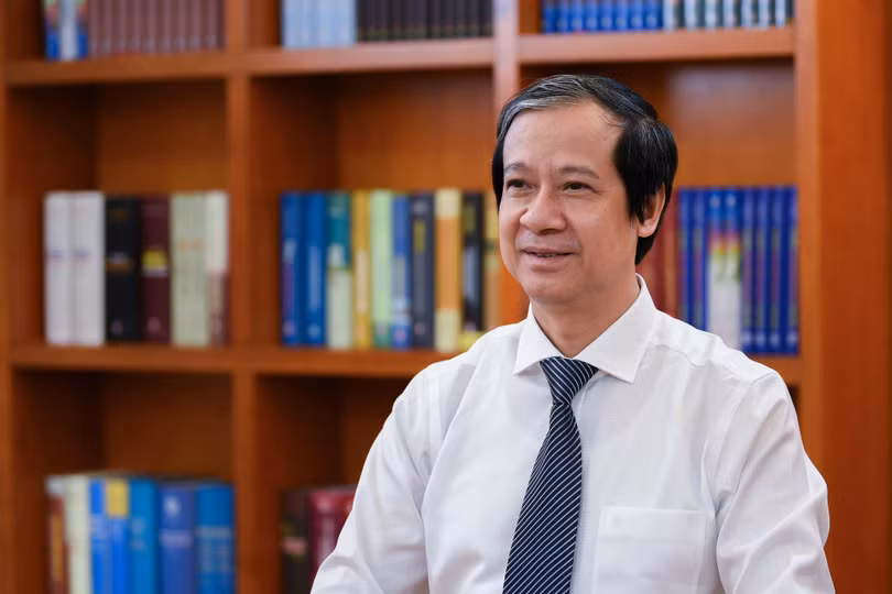 Bộ trưởng Bộ Giáo dục và Đào tạo Nguyễn Kim Sơn. (Ảnh: PV/Vietnam+)