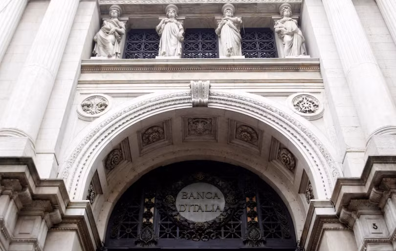 Ngân hàng Trung ương Italy - Banca d'Italia - tại Milan (Italy). Ảnh: Reuters.