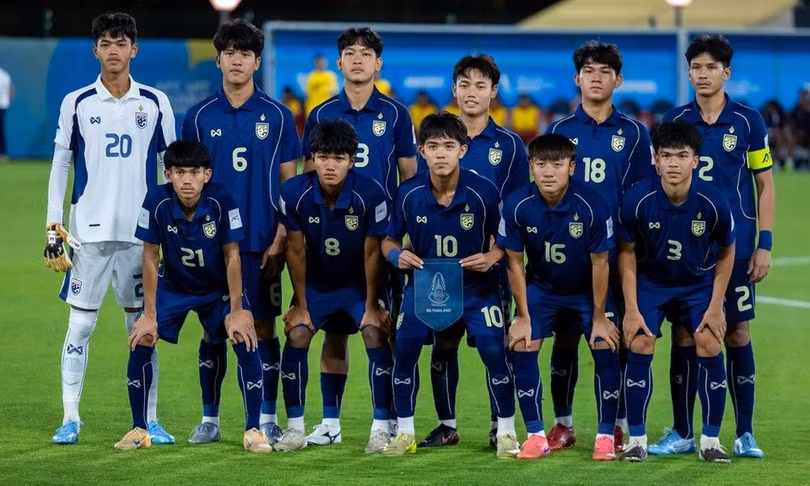 U17 Thái Lan bị loại dù cử đội hình "xịn" - Ảnh: AFC.