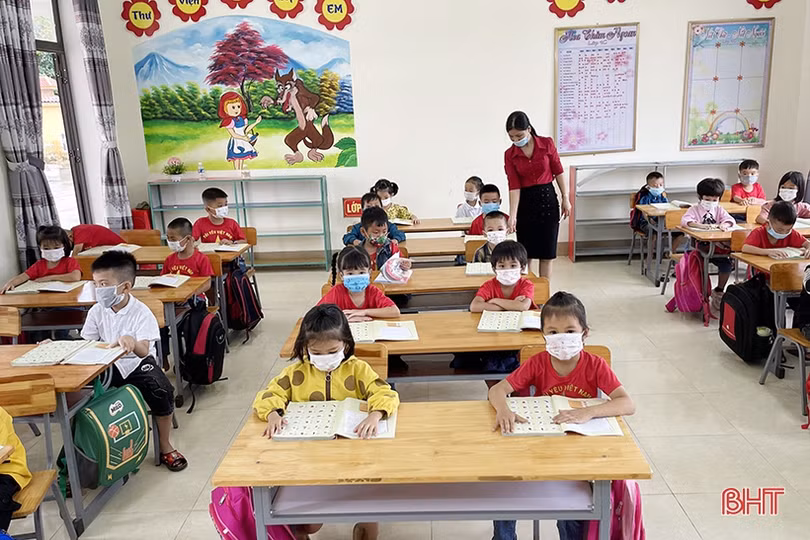 Ngày đến trường đầu tiên trong năm học mới tại Hà Tĩnh