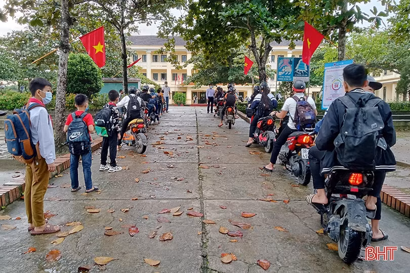 Ngày đến trường đầu tiên trong năm học mới tại Hà Tĩnh