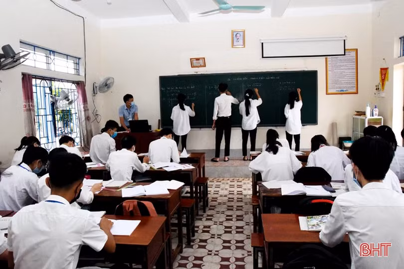 Ngày đến trường đầu tiên trong năm học mới tại Hà Tĩnh