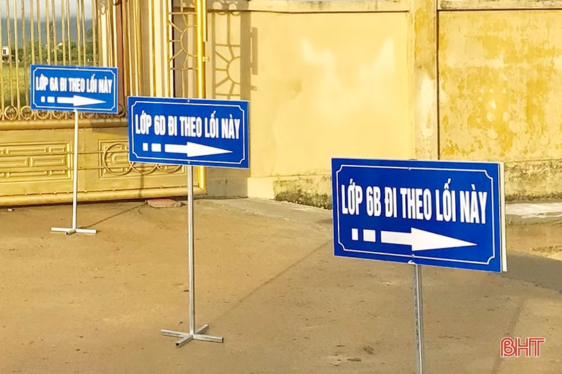 Ngày đến trường đầu tiên trong năm học mới tại Hà Tĩnh