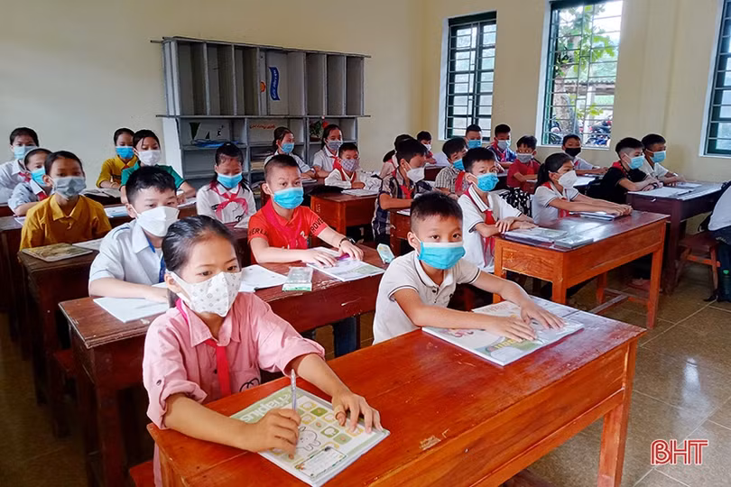 Ngày đến trường đầu tiên trong năm học mới tại Hà Tĩnh