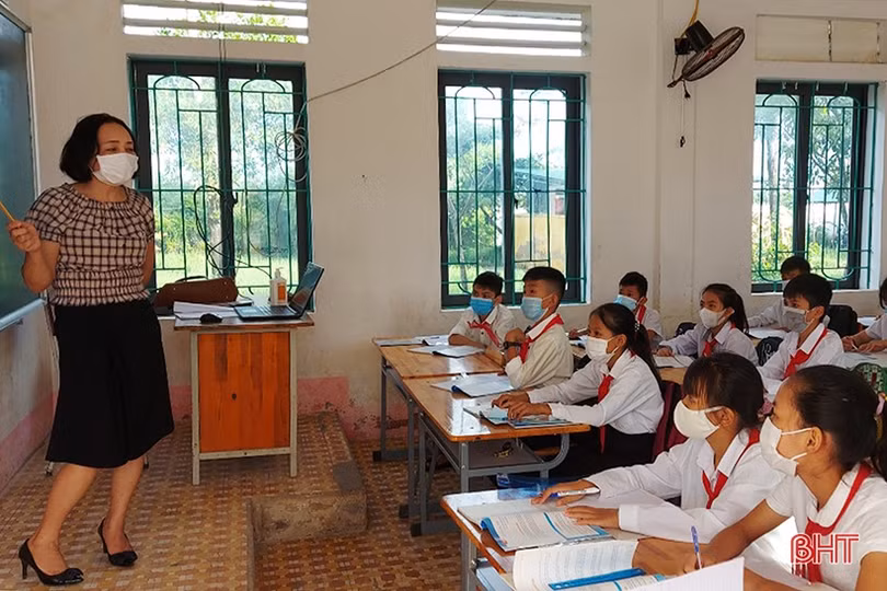 Ngày đến trường đầu tiên trong năm học mới tại Hà Tĩnh
