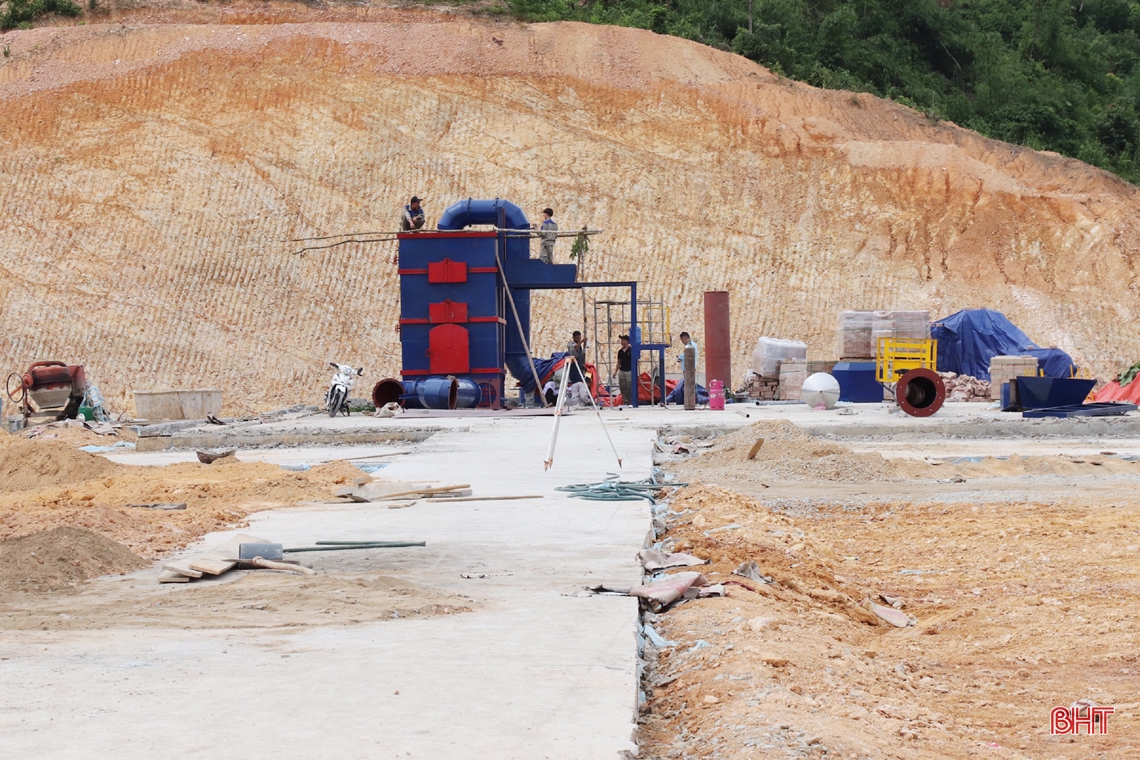 Đưa khu xử lý rác thải huyện Vũ Quang vào vận hành từ tháng 9/2022