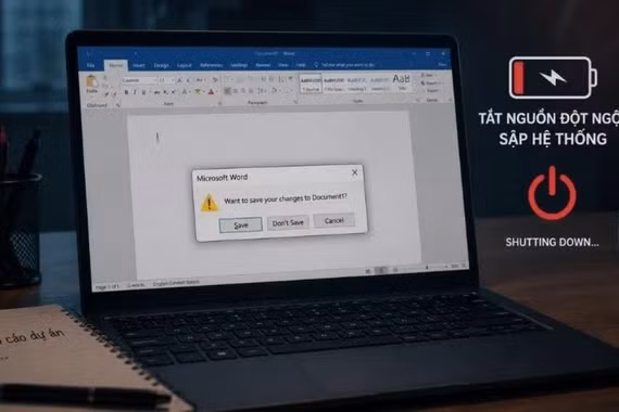 Cách khôi phục file Word chưa lưu khi lỡ xóa