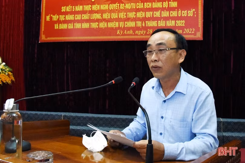 Nâng cao chất lượng, hiệu quả xây dựng và thực hiện quy chế dân chủ cơ sở ở huyện Kỳ Anh