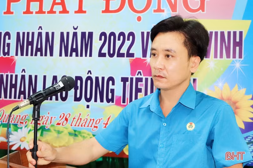 10 công nhân lao động tiêu biểu được huyện Vũ Quang khen thưởng