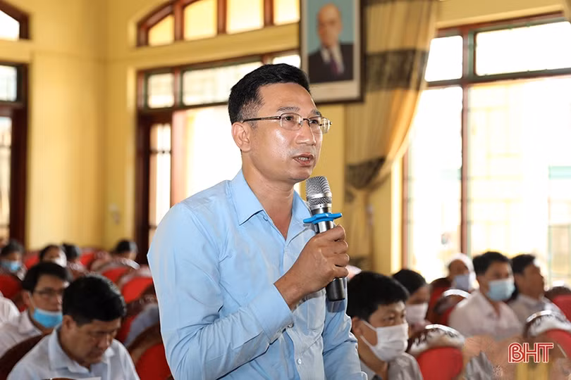 Cử tri TX Kỳ Anh quan tâm hạ tầng khu tái định cư, nguồn lực xây dựng đô thị