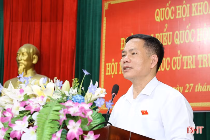 Cử tri thị trấn Thiên Cầm kiến nghị nhiều nội dung về thu hút đầu tư du lịch, dịch vụ