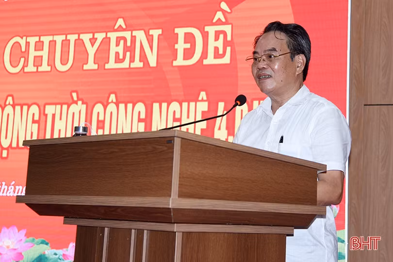 Cán bộ, đảng viên Hà Tĩnh chủ động nâng cao nhận thức về cuộc cách mạng công nghiệp 4.0