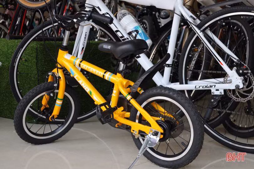 Vào hè, thị trường xe đạp ở TP Hà Tĩnh lại sôi động