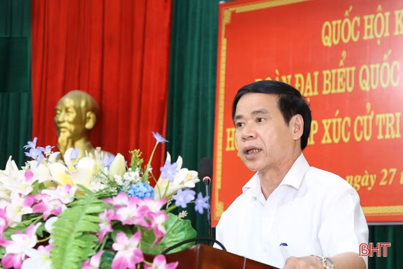 Cử tri thị trấn Thiên Cầm kiến nghị nhiều nội dung về thu hút đầu tư du lịch, dịch vụ