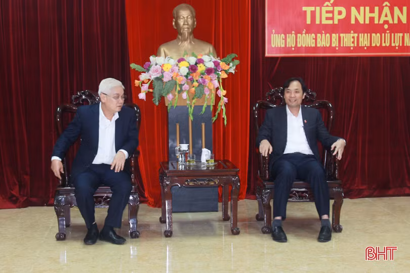 Bình Phước hỗ trợ Hà Tĩnh hơn 1 tỷ đồng khắc phục hậu quả lũ lụt