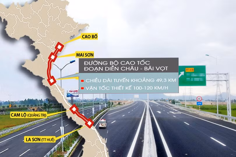 Lộ danh tính nhà đầu tư cao tốc Bắc - Nam đoạn Diễn Châu - Bãi Vọt
