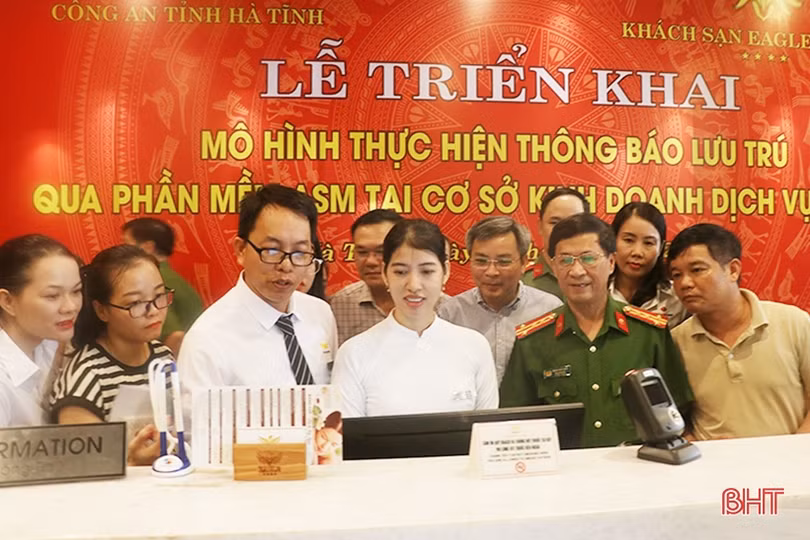 Tiện ích từ mô hình thông báo lưu trú qua phần mềm ASM