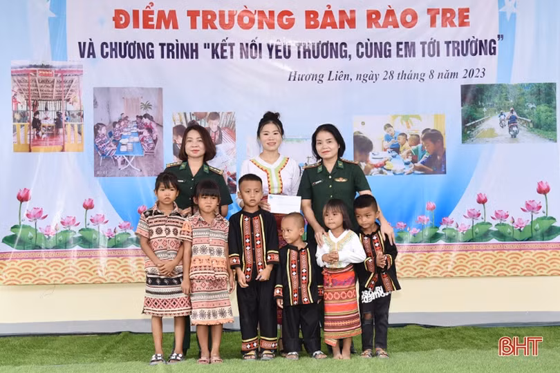 Khánh thành điểm trường mầm non ở bản Rào Tre