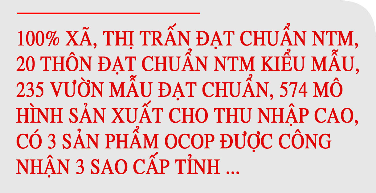 Lộc Hà vững bước trên hành trình vươn lên giàu đẹp
