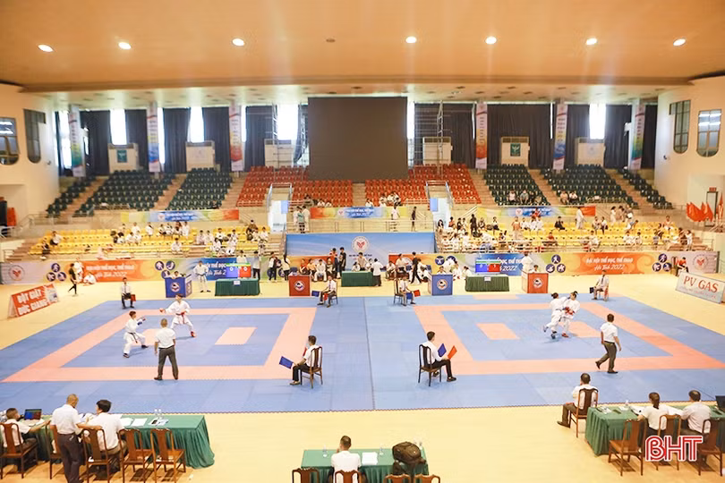 Ngày đầu Đại hội TDTT Hà Tĩnh: Hoàn thành môn điền kinh, karate tiếp tục thi đấu
