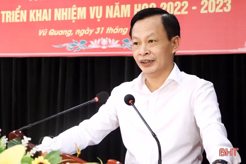 Vũ Quang tập trung xây dựng môi trường giáo dục lành mạnh, thân thiện