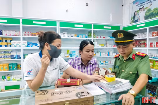 Đồng loạt kiểm tra hoạt động y, dược, mỹ phẩm ở Hà Tĩnh