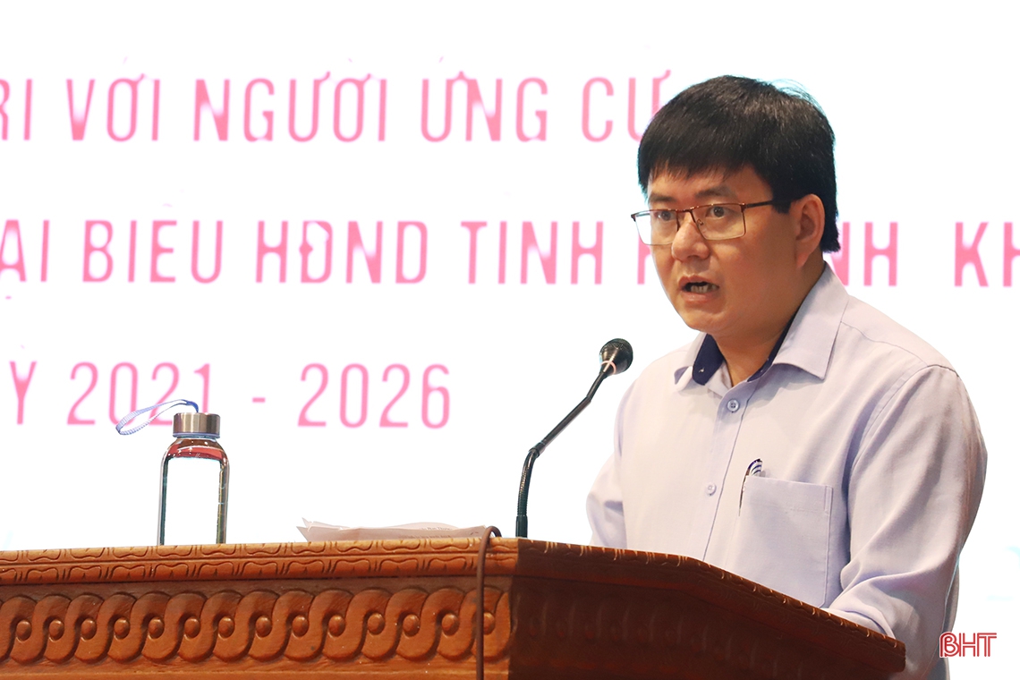 Chánh Văn phòng Trung ương Đảng và Chủ tịch UBND tỉnh Hà Tĩnh vận động bầu cử tại Đức Thọ