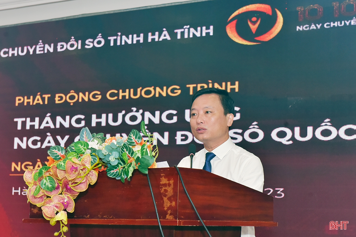 Hà Tĩnh phát động hưởng ứng Ngày Chuyển đổi số quốc gia