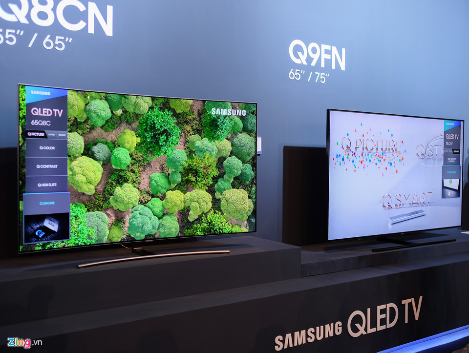 loat tv qled xuyen thau cua samsung ra mat tai viet nam