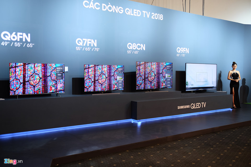 loat tv qled xuyen thau cua samsung ra mat tai viet nam