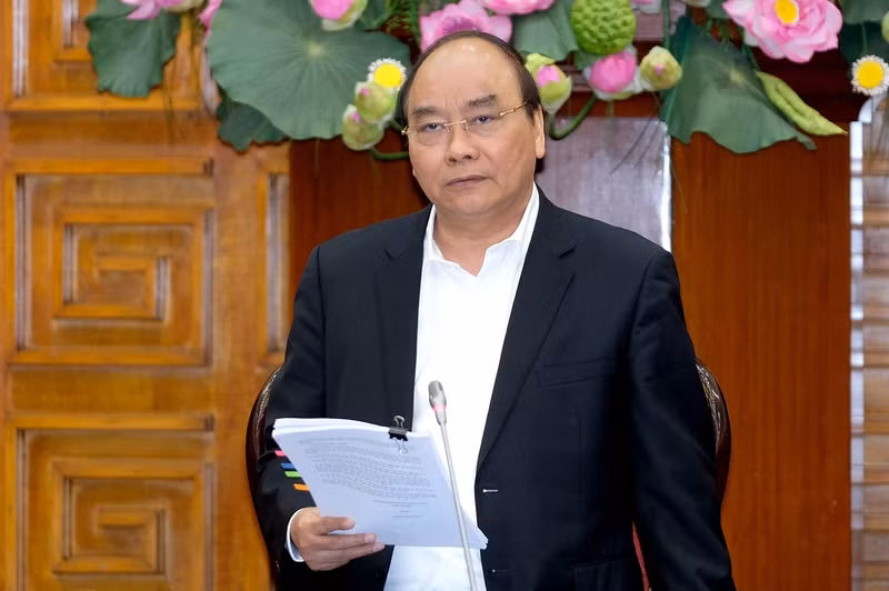 Thủ tướng phát biểu tại cuộc họp - Ảnh: VGP/Quang Hiếu thu tuong khong vi the che ma be tac phat trien ha tang