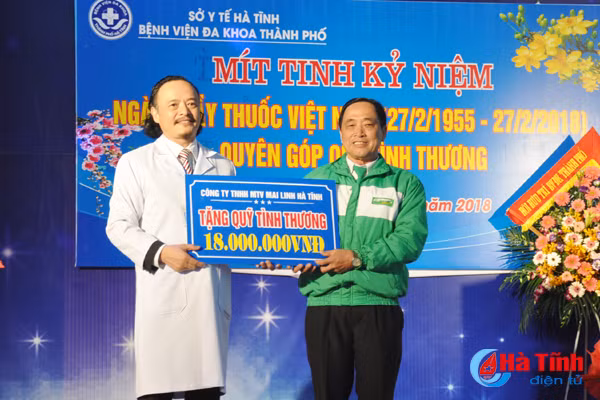 gan 100 trieu dong ung ho quy tinh thuong bvdk tp ha tinh