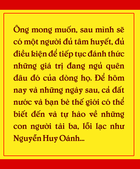 Người đưa ký ức dòng họ Nguyễn Huy đến di sản thế giới