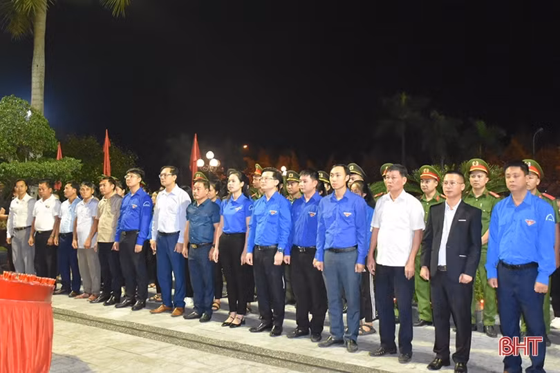 Tuổi trẻ Hà Tĩnh tưởng niệm 91 năm ngày hy sinh của Anh hùng liệt sỹ Lý Tự Trọng