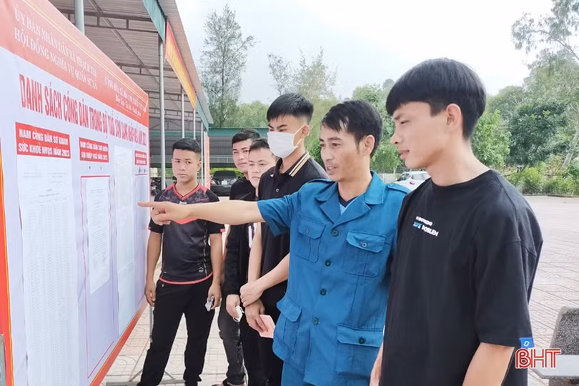 Hà Tĩnh hoàn thành khám sơ tuyển nghĩa vụ quân sự cho hơn 6.000 công dân