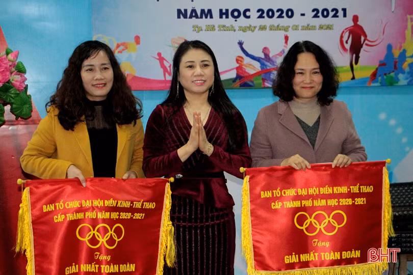 Kết thúc Đại hội Điền kinh – Thể thao ngành Giáo dục thành phố Hà Tĩnh