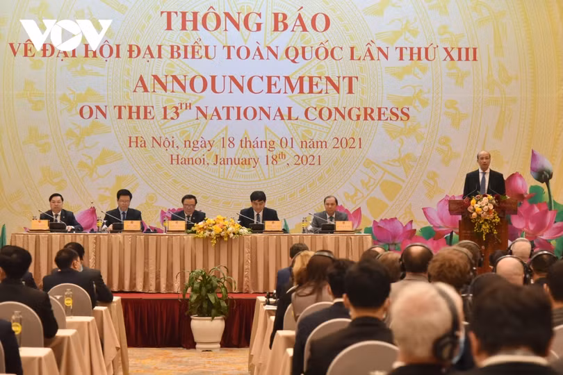 1.587 đại biểu dự Đại hội đại biểu toàn quốc lần thứ XIII của Đảng