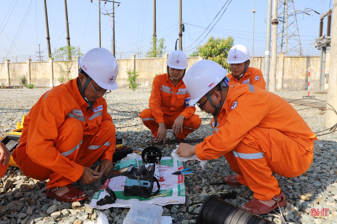 Tổng Công ty Điện lực Miền Bắc diễn tập phòng chống thiên tai, xử lý sự cố tại Hà Tĩnh