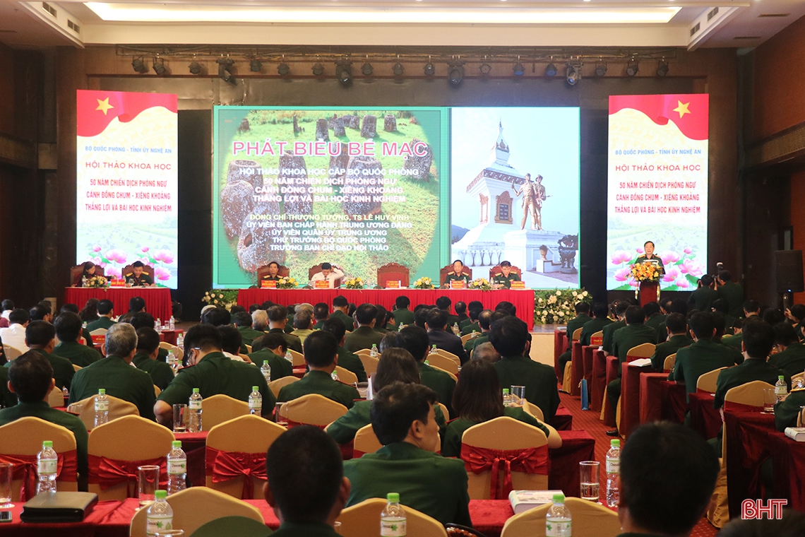 Hội thảo “50 năm chiến dịch phòng ngự Cánh Đồng Chum - Xiêng Khoảng thắng lợi và bài học kinh nghiệm”