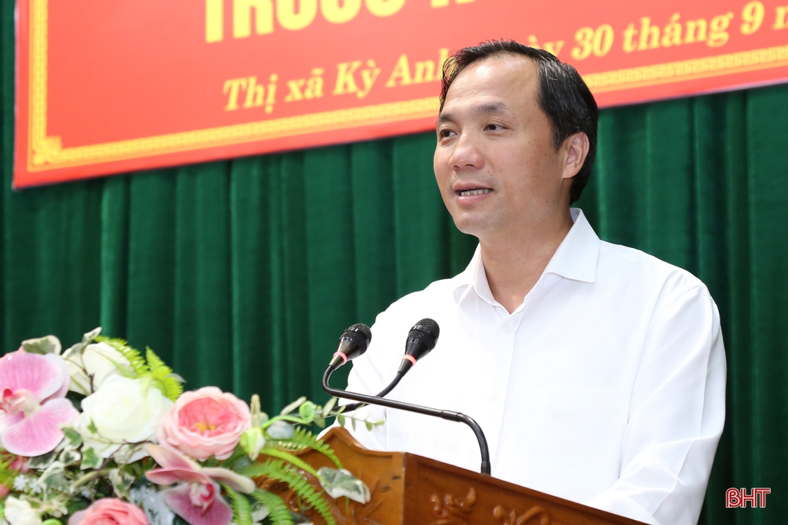 Đồng hành, chung sức đưa thị xã Kỳ Anh sớm trở thành thành phố