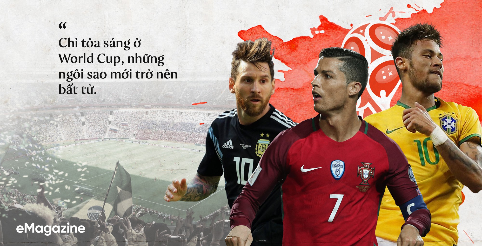 Messi và Ronaldo tan mộng World Cup: Sẽ chẳng còn lần nào để trở thành vĩ đại!