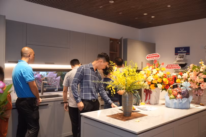 Khai trương showroom hợp tác Gỗ An Cường - nội thất Art House tại Hà Tĩnh