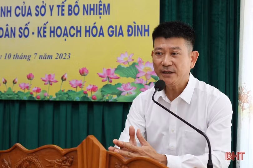 Giám đốc BVĐK Hương Khê làm Chi cục trưởng Chi cục Dân số - KHHGĐ Hà Tĩnh