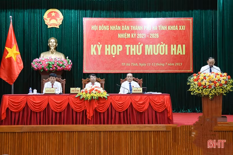 HĐND thành phố Hà Tĩnh xem xét ban hành 4 nghị quyết quan trọng