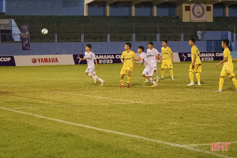 U13 Hồng Lĩnh Hà Tĩnh tuột mất ngôi vô địch trước U13 Sông Lam Nghệ An