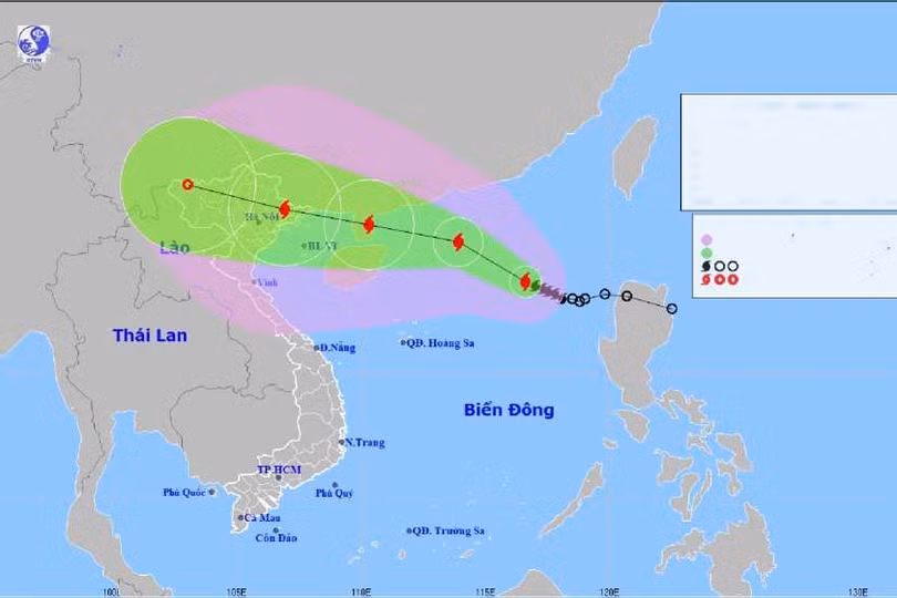Tin mới nhất về cơn bão số 1 đang vào biển Đông